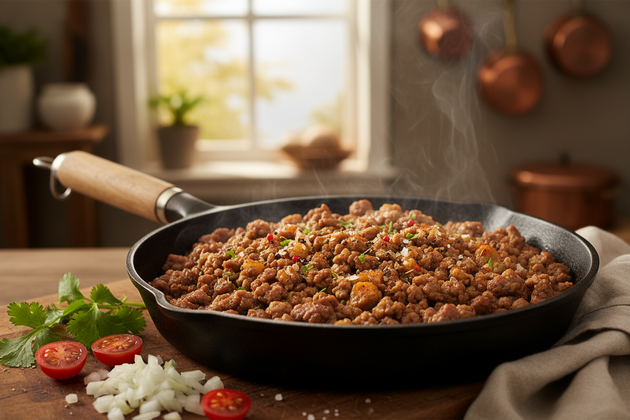 CARNE MOLIDA COCIDA